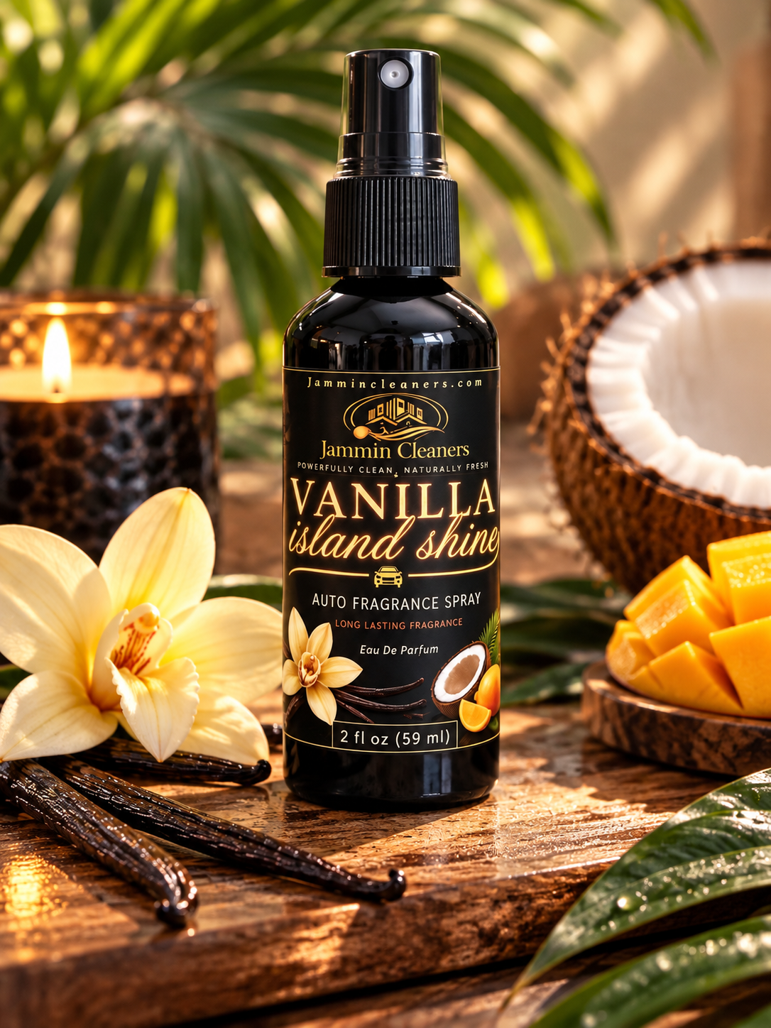 Vanilla Island Shine™ Premium Auto Freshener