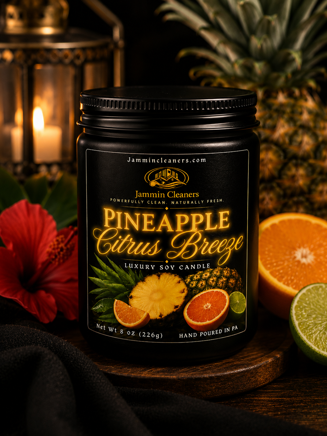 Pineapple Citrus Breeze™ 8 oz Luxury Candle