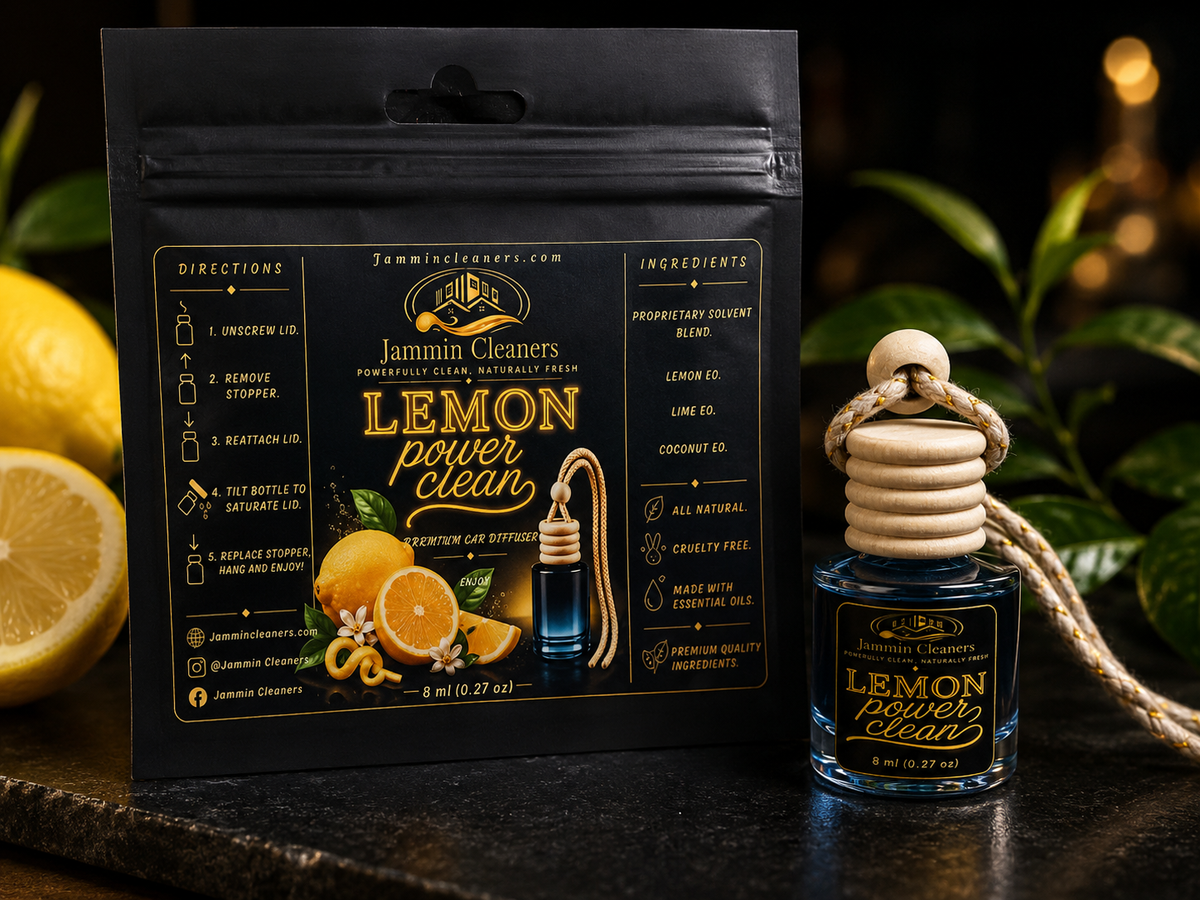 Lemon Power Clean™ Hanging Car Diffuser | 8 ml