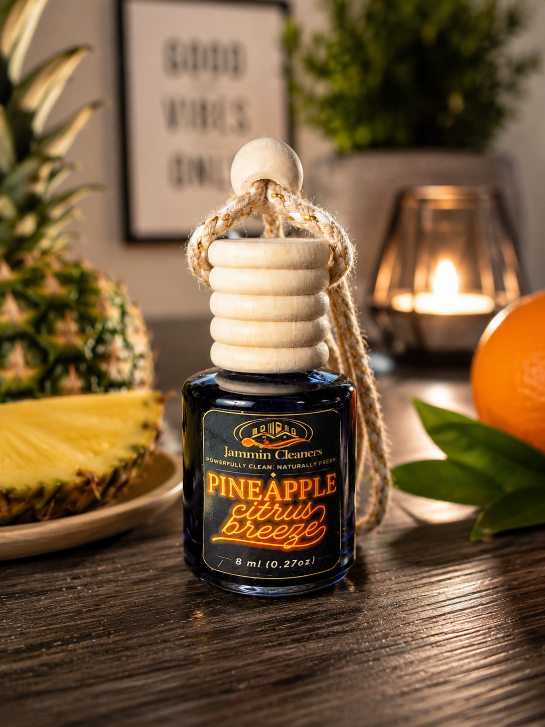 Pineapple Citrus Breeze™ Hanging Car Diffuser | 8 ml