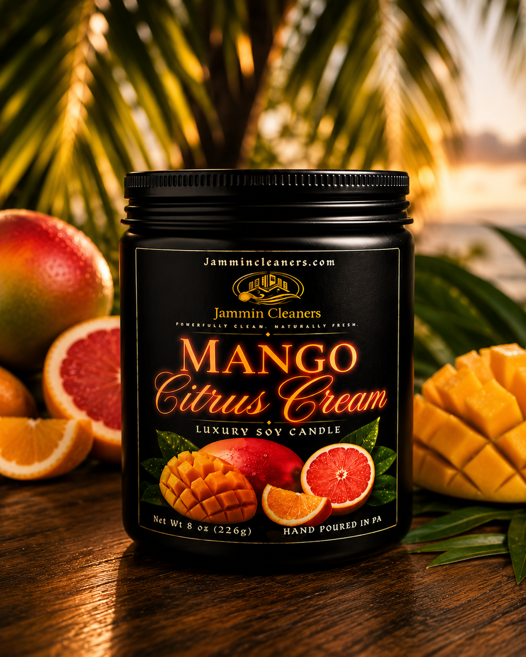 Mango Citrus Cream™ 8 oz Luxury Candle