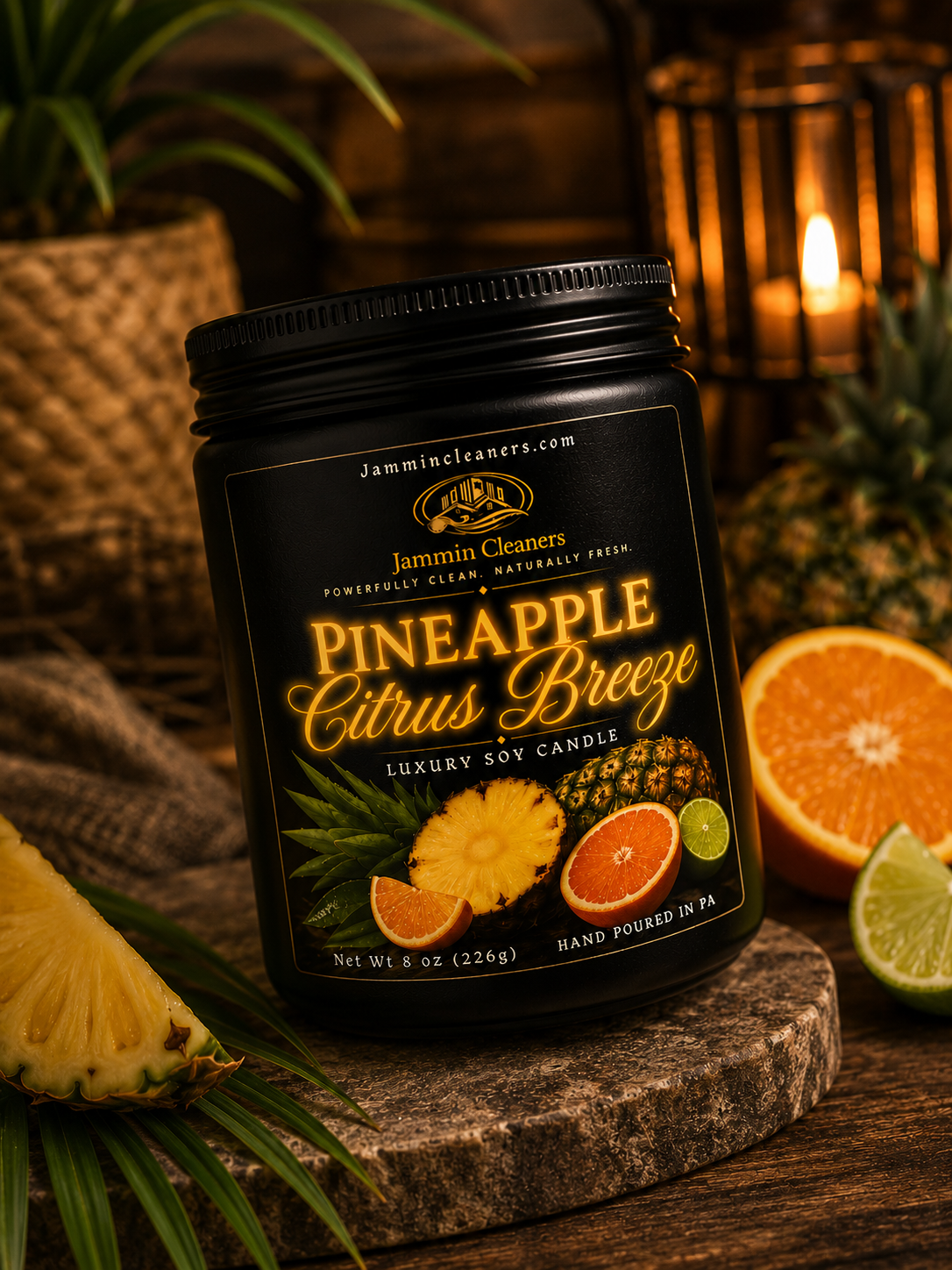 Pineapple Citrus Breeze™ 8 oz Luxury Candle