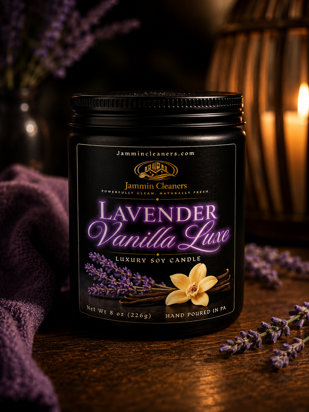 Lavender Vanilla Luxe™ 8 oz Luxury Candle