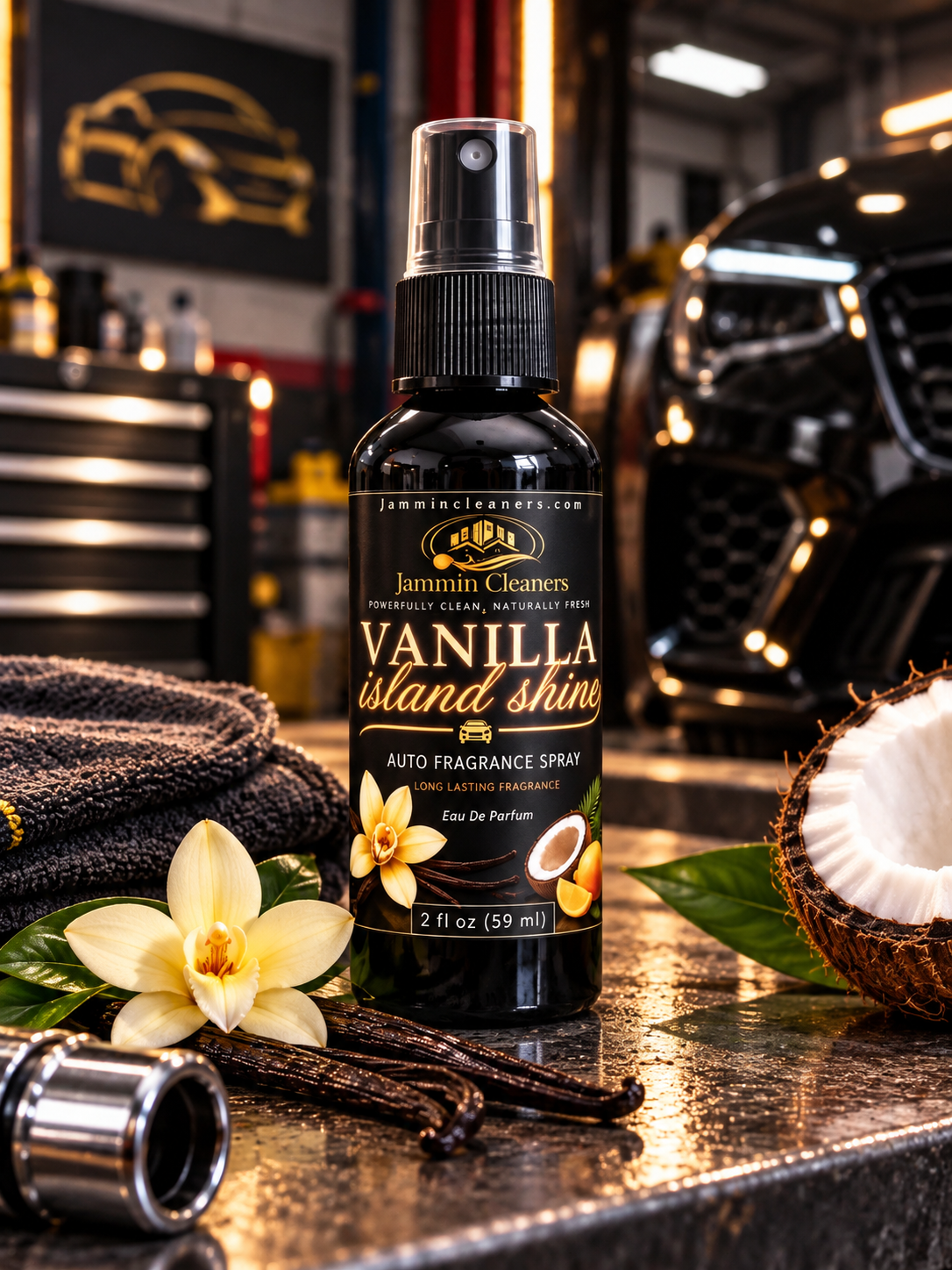 Vanilla Island Shine™ Premium Auto Freshener