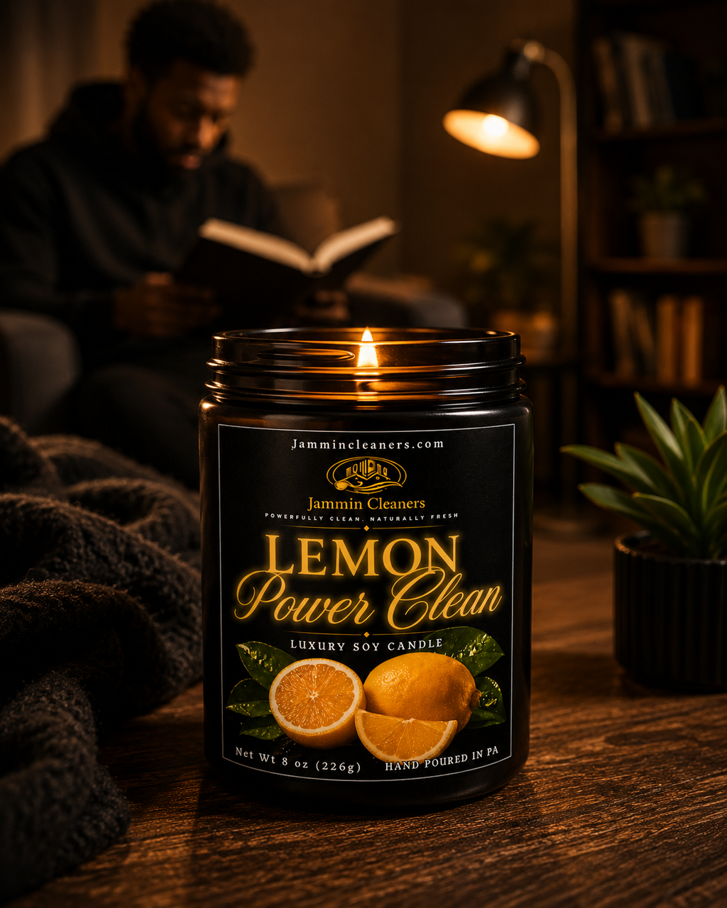 Lemon Power Clean™ 8 oz Luxury Candle