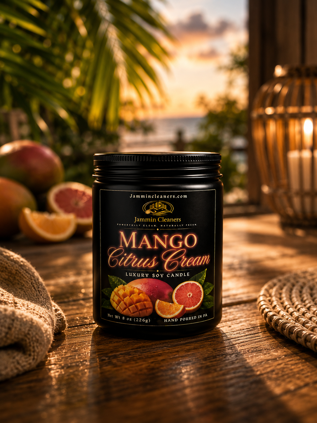 Mango Citrus Cream™ 8 oz Luxury Candle