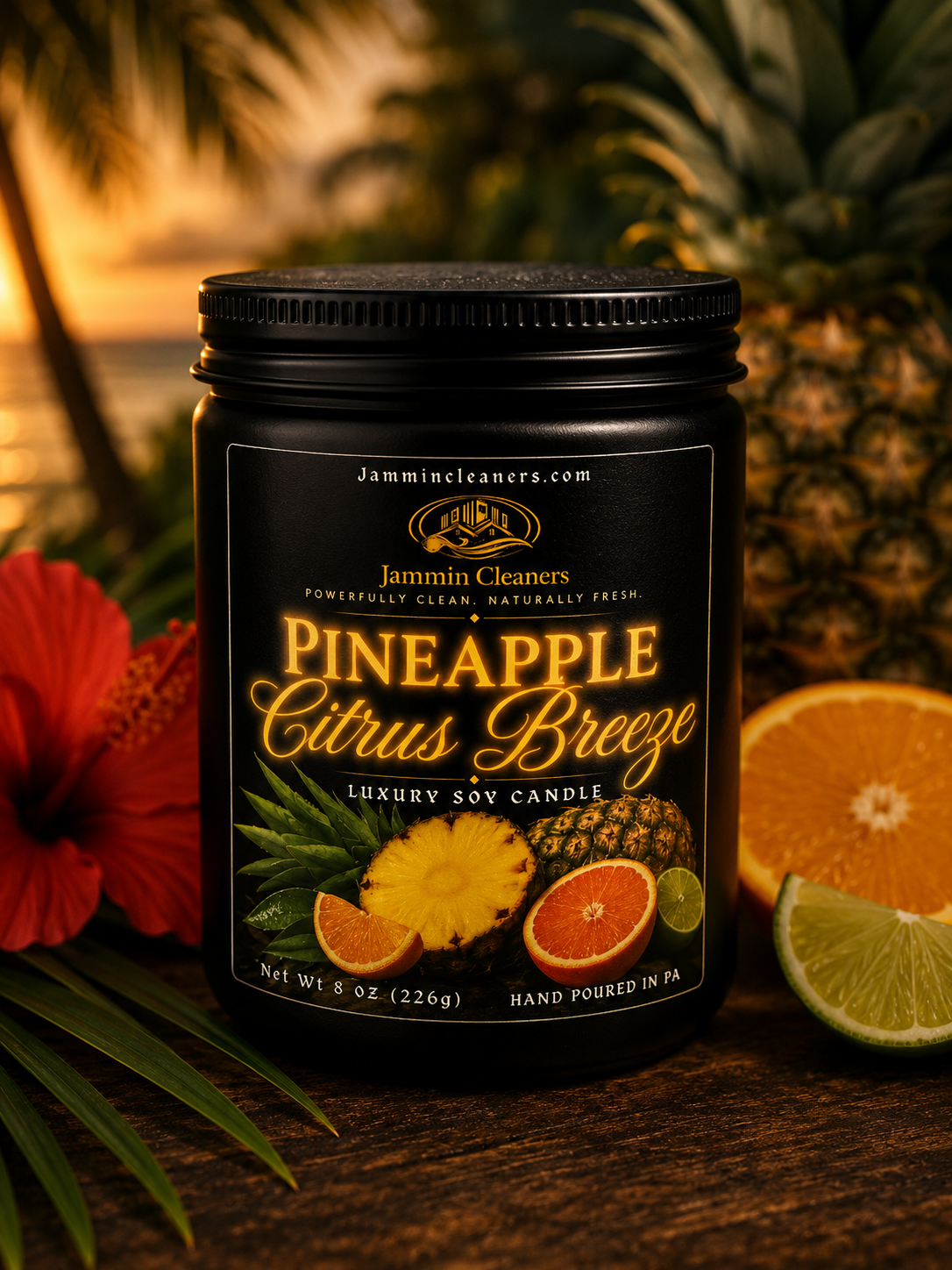 Pineapple Citrus Breeze™ 8 oz Luxury Candle