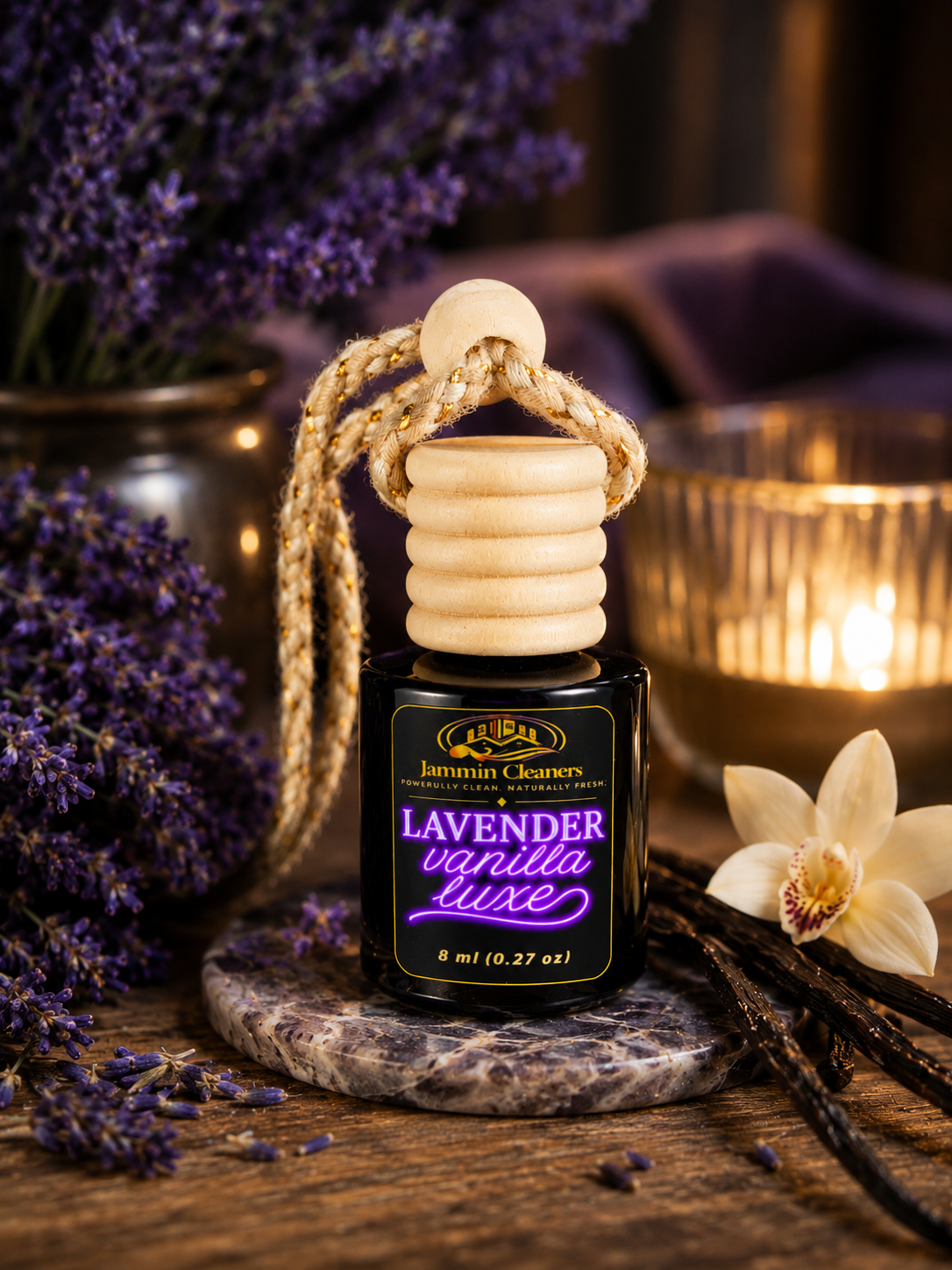 Lavender Vanilla Luxe™ Hanging Car Diffuser | 8 ml