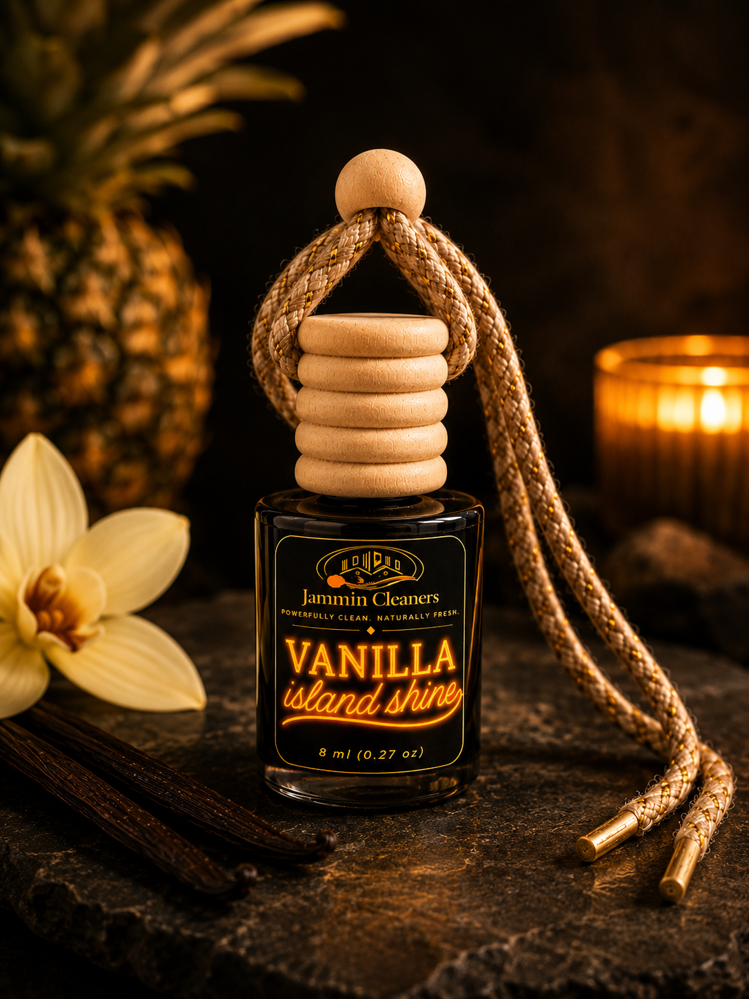 Vanilla Island Shine™ Hanging Car Diffuser | 8 ml